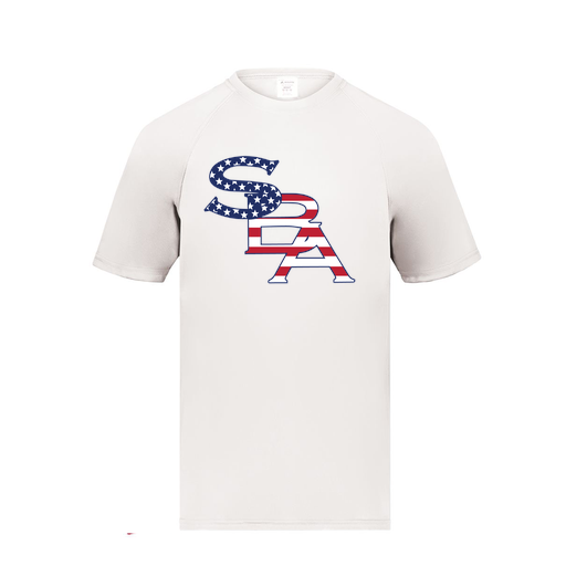 [2790.005.S-LOGO1] Men's Smooth Sport T-Shirt (Adult S, White, Logo 1)