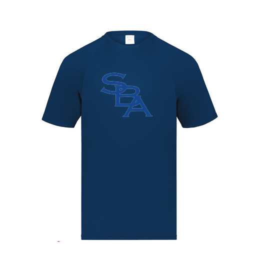 [2790.065.S-LOGO2] Men's Smooth Sport T-Shirt (Adult S, Navy, Logo 2)