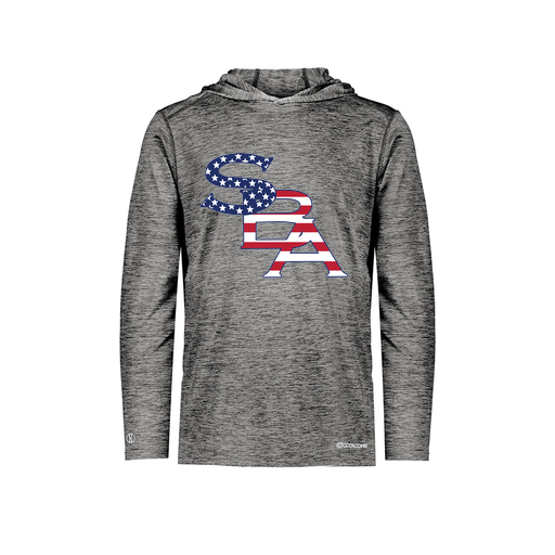 [FOLHCGBK-AS-LOGO1] Decker Men's Charge Hoodie (Adult S, Black, Logo 1)