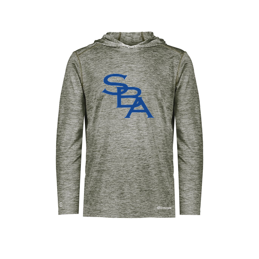 [FOLHCGGY-AS-LOGO2] Decker Men's Charge Hoodie (Adult S, Gray, Logo 2)