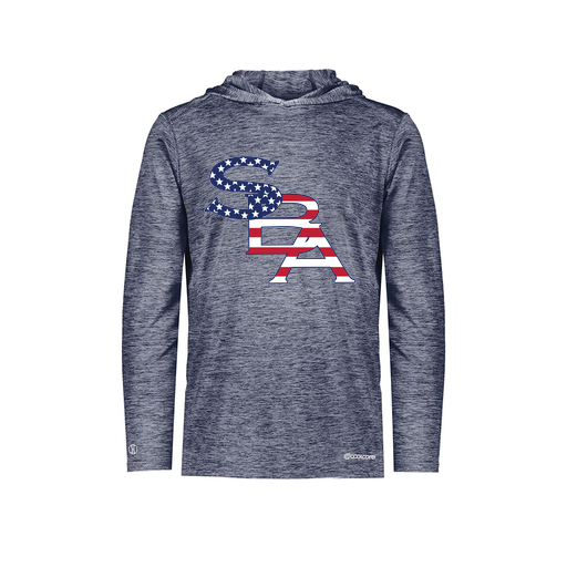 [CUS-DFW-CHGHOOD-PER-LSL-NVY-YS-LOGO1] Youth Charge Hoodie (Youth S, Navy, Logo 1)