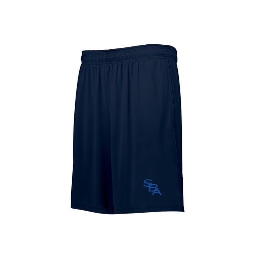[229511.065.XS-LOGO2] Decker Men's Swift Short (Adult XS, Navy, Logo 2)
