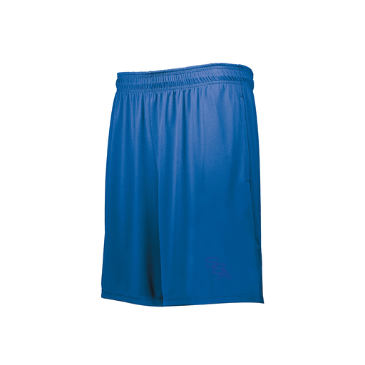 [229511.060.XS-LOGO2] Decker Men's Swift Short (Adult XS, Royal, Logo 2)