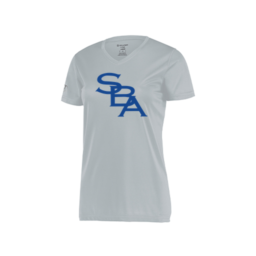 [222820.099.S-LOGO2] Ladies Movement Dri Fit Shirt (Female Adult S, Silver, Logo 2)